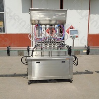 Ligne de production automatique de remplissage, de bouchage et d'étiquetage de liquides, machine de mise en bouteille multi-têtes pour la transformation alimentaire