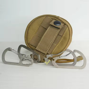 Mosquetón Portátil de Aleación de Titanio Plateado de Alta Calidad, Resistente a la Corrosión, Personalizable para Senderismo y Actividades al Aire Libre - Product Image 3