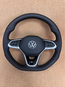 Volante Deportivo de Cuero Completo con Diseño de Lujo Compatible con VW Polo Golf 6 7 GTD GTI GTS <span class=keywords><strong>R</strong></span> Mk7 Jetta para Passat B7 B8 - Product Image 1