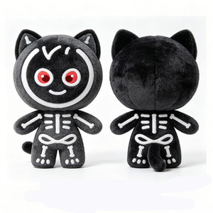 Nouvelle Peluche Personnalisée Chat Mignon OEM ODM Faible MOQ Jouet en Peluche Halloween pour Fans, Articles de Collection, Cadeau Enfant, Décoration Maison, Faveur de Fête - Product Image 6