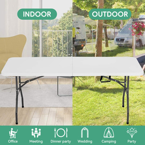 Chaises pliantes de jardin en plastique blanc, légères et portables, idéales pour les événements et les mariages - Product Image 4