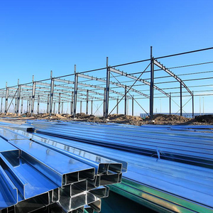 Nhà kho hội thảo xây dựng kết cấu thép Sandwich Panel Z/U/h hồ sơ thép tùy chỉnh Kết Cấu Thép đúc sẵn - Product Image 5