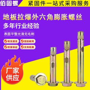 Stainless Steel External Hex Expansion Bolt M6 M12 Sleeve Anchor For Concrete Construction Grade A Coarse Thread - Product Image 5