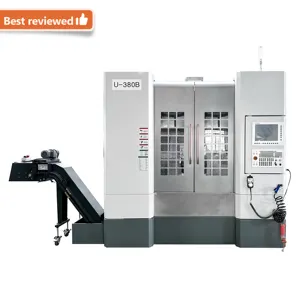 U-380B oem vertical CNC 5 axis linkage ATC machine center metal 3d router lathe engraving stainlessbrass rotary table factory