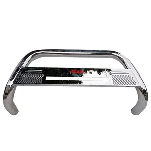 Factory Customized Stainless Steel Bumper Universal 4x4 Pickup Cowl Front Pusher Car Parts With Lights For Hilux