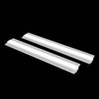 Profil de mur sec d'OEM 62*14mm pour le plâtre de bandes menées-dans le panneau de gypse encastré a mené le profil en aluminium