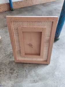 Meilleure vente cadre photo en bois classique 4x6 avec design en rotin pour la décoration et les cadeaux de la maison - Product Image 6