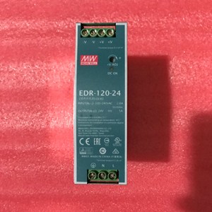 Alimentation électrique industrielle AC-DC sur rail DIN série <span class=keywords><strong>EDR</strong></span> Mean Well 120W à sortie unique, entrée 90-264VAC, efficacité 88%, 12V/24V/48V - Product Image 6