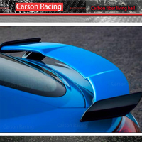 Aileron arrière simple en fibre de carbone humide pour Audi TT TTS TTRS MK3 2017-2019 Finition polie