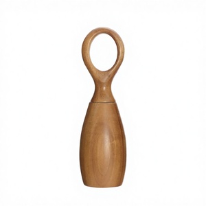 Manual Wood Core Adjustable <b>Pepper</b> & Sea Salt <b>Grinder</b> Household Multi-Use Kitchen Tool for <b>Pepper</b> Powder Milling - Product Image 3