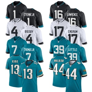 Nouvel arrivage de maillots de football américain Jacksonville personnalisés pour hommes, logos brodés cousus, uniformes sportifs - Product Image 1