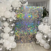 Système de clips d'interverrouillage de nouveau type, panneaux carrés en plastique à paillettes, panneaux à paillettes scintillants, panneaux muraux, toiles de fond pour les événements de mariage et de fête