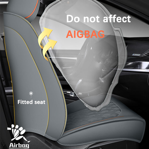 Xiangta Vente chaude Accessoires intérieurs de voiture Décoration Coussin de siège Ensemble complet Housse de siège de luxe Cuir sport Housses de siège de voiture - Product Image 4