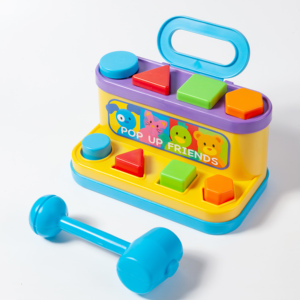 Giocattolo Educativo per Bambini a Forma di Martello con Giochi di Incastro, per Motricità Fine <span class=keywords><strong>e</strong></span> Apprendimento Prescolare, Set di Giocattoli Divertenti - Product Image 4