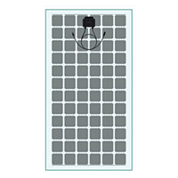Panneau solaire monocristallin PERC transparent 300W, film BIPV, revêtement en verre sans cadre pour serre, toit, fenêtre, persienne