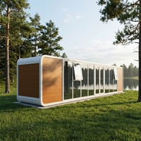 Fabricant Professionnel de Cabines Apple de 20 et 40 pieds, Maisons Capsules Préfabriquées de Luxe, Vente Directe avec Expédition Rapide