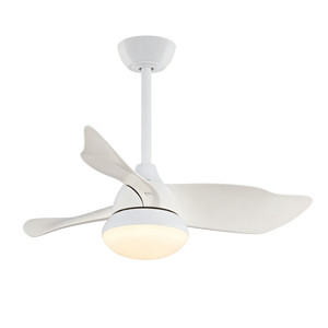 Ventilador de Techo Moderno de 3 Aspas con Luz, de ABS, para Dormitorio, Sala de Estar, Apartamento e Interiores de Casas Contemporáneas - Product Image 3
