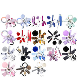 LLavero de muñeca cruzado para mujer, juego de 10 piezas, de aluminio, antilobo, alarma - Product Image 1