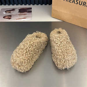 Pantofole da <span class=keywords><strong>donna</strong></span> in cotone a punta chiusa per tenere al caldo, pantofole da casa, scarpe da casa da <span class=keywords><strong>donna</strong></span> - Product Image 6