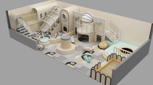 Area <span class=keywords><strong>Giochi</strong></span> Morbida Personalizzata Mini Parco <span class=keywords><strong>Giochi</strong></span> Interno in Legno per Bambini e Ragazzi per Casa o Centro Commerciale - Product Image 4