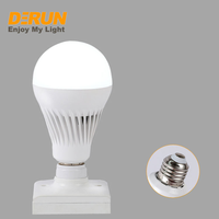 Ampoule LED d'urgence pour le camping en plein air, 7W-15W, 85-265V, E27, commande tactile, batterie 1200mAh, 3 heures d'éclairage d'urgence, rechargeable