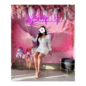 Décoration murale de mariage, toile de fond, ailes de cosplay, <span class=keywords><strong>ange</strong></span>, diable, fée, fleurs roses, décoration murale, ailes en plumes pour performance - Product Image 1