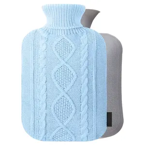 Durable Water-Filling Heating PVC/Rubber Hot And Cold Water Bottle Bag Knit Cover