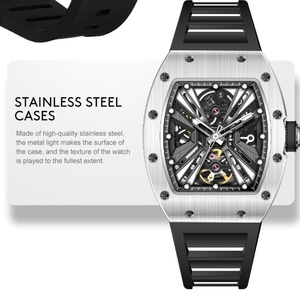 Custom <b>Watch</b> Low Moq 50 Piece Men's Automatic <b>Watch</b> <b>Mechanical</b> Crystal 50M Waterproof Unique Business Gifts for Men - Product Image 2