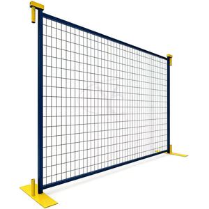Panneaux de clôture de chantier YC à bas prix au Canada, robustes, thermolaqués, clôture temporaire sûre, panneaux de clôture de chantier au Canada - Product Image 5