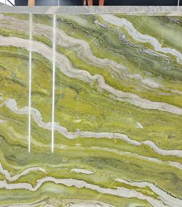 Moderne hochwertige Luxus grüne Marmorplatte Schönes Muster für Indoor Hotel Villa Wand Hintergrund Transparente Hintergrund beleuchtung - Product Image 6