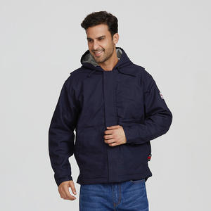 Chaqueta con capucha XK-012 para trabajo, gruesa, cálida y protectora para invierno, ropa de trabajo tipo uniforme de fábrica. - Product Image 1