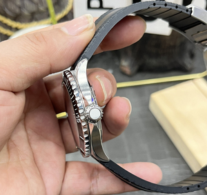 Montre de sport pour homme de luxe avec logo personnalisé, haute qualité, multifonction, acier inoxydable, verre saphir, aiguilles, 22 mm - Product Image 6