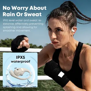 Novo design à prova d'água IPX5 esporte gancho de orelha TWS fones de ouvido sem fio Bluetooth mãos livres fones de ouvido intra-auriculares fones de ouvido esportivos