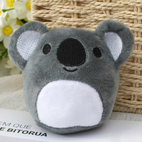 Vente en gros de porte-clés en peluche multi-animaux de dessin animé, petites poupées en peluche moelleuses, breloques de sac, cadeaux pour enfants et fêtes