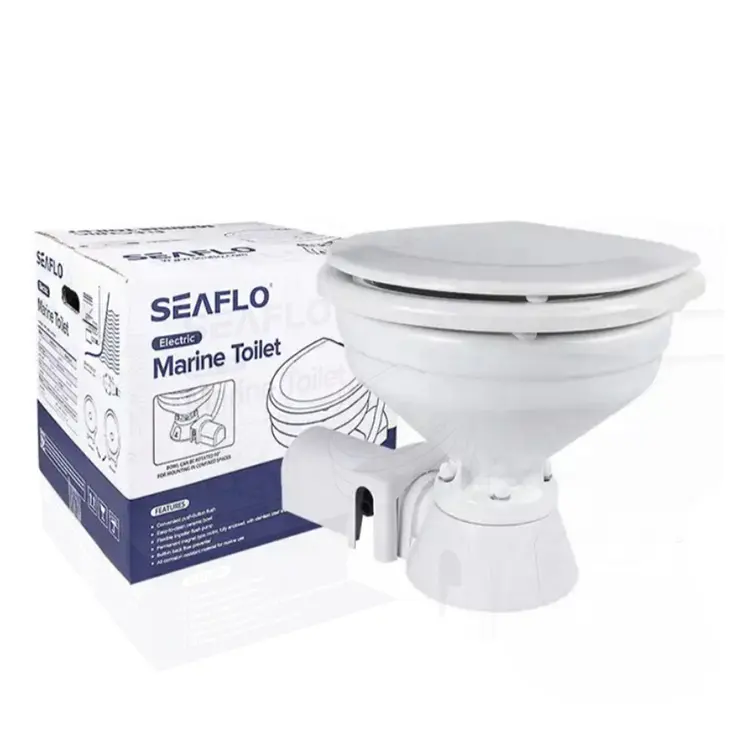 Electric Marine Boat Macerator Electric Yacht Toilets 12V Regular Size Regular Size