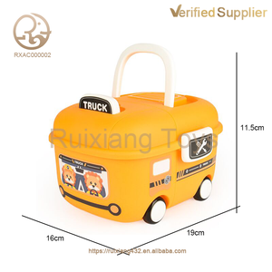 Caja de Almacenamiento de <span class=keywords><strong>Juguetes</strong></span> para Niños con Diseño de Dibujos Animados, Ruedas de Plástico Duraderas y Característica Impermeable - Product Image 3