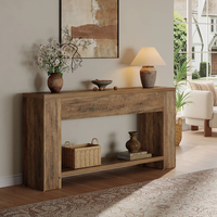 Tables console de 70.9 po Table de canapé de ferme Table de couloir avec pieds robustes