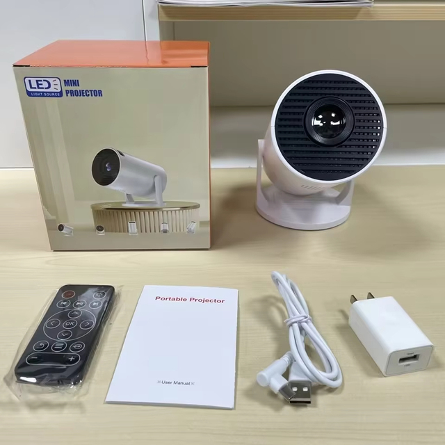 M5 Cross-Border Smart Projector with LED Lamp Mirror Portle Wireless Synchronous Screen Projector