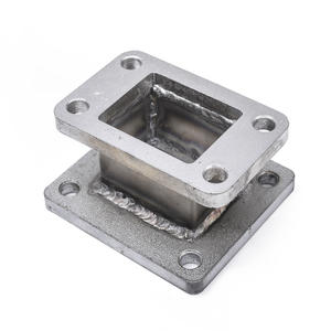 EPMAN Hierro Fundido T3 a <span class=keywords><strong>T4</strong></span> Turbo Cargador Turbo Colector Brida Adaptador Conversión para Honda Nissan Toyota VW - Product Image 1