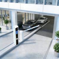 Système d'entrée et de sortie de parking intelligent EBO-TECH S7 avec moteur et construction en acier pour usage commercial