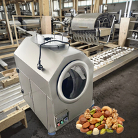 Machine à torréfier les grains de café et les noix professionnelle automatique en acier inoxydable, chauffage électrique ou au gaz, haute efficacité, capacité de 0,5 à 5 kg