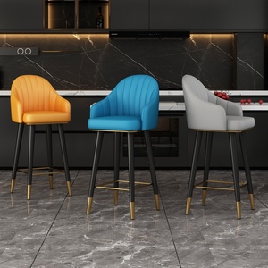 <span class=keywords><strong>Tabouret</strong></span> <span class=keywords><strong>de</strong></span> <span class=keywords><strong>Bar</strong></span> Pivotant Moderne <span class=keywords><strong>Chaise</strong></span> Haute Élevable Tendance pour Salle à Manger Extérieure Hall d'Accueil ou Grande Station <span class=keywords><strong>de</strong></span> Travail <span class=keywords><strong>de</strong></span> Restaurant - Product Image 3