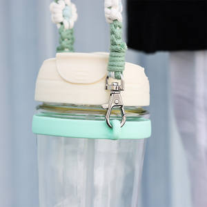 En gros, Cordon de suspension pour téléphone portable à motif floral tissé, Lanière de cou, Dragonne de poignet, Chaîne de téléphone amovible, Lanière pour gobelet - Product Image 4