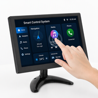 Moniteur tactile compatible avec les systèmes Windows et Linux, écran LCD 10 pouces, contrôle intelligent, résolution 1080P Full HD