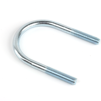 Support de tuyau durable DIN 3570 en acier au carbone, boulon en U, boulon en forme de U pour le serrage des tuyaux