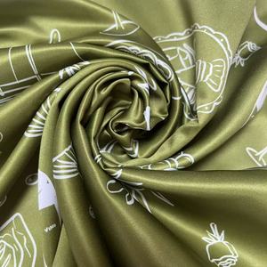 Lụa cảm giác đầu Khăn Vuông Satin Cổ Khăn lụa Bandana phong cách với tùy chỉnh in cho khăn cưới - Product Image 6