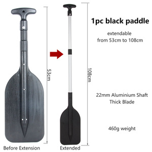 Xách Tay Trọng Lượng Nhẹ 460G Thuyền Bơm Hơi Phụ Kiện Có Thể Mở Rộng 53Cm 108Cm Nhôm Trục PVC Thân Tàu Trôi Cho Hồ Sông - Product Image 4