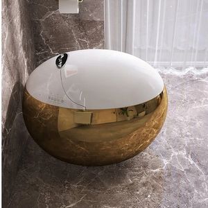 WC intelligent en céramique de style luxueux avec télécommande, siège chauffant, drainage S-Trap/P-Trap, désodorisation automatique - Product Image 2