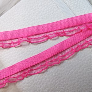 Fábrica al por mayor de alta calidad banda elástica cinta Picot borde tejido costura ropa correas con aplicaciones de alta elasticidad - Product Image 2