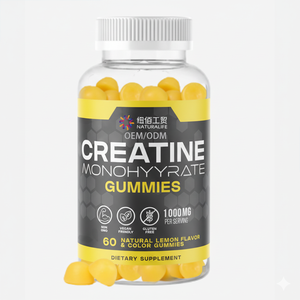 סוכריות קריאטין מונוהידראט OEM בטעמים, צורות ואריזות בהתאמה אישית, סוכריות קריאטין 3 גרם, 60 יחידות, לגברים ונשים, לבריאות השרירים - Product Image 1